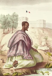 Ein senegalesischer Marabout, aus „Les Esquisses Sénégalaises“ von Abbé Boilat, 1853